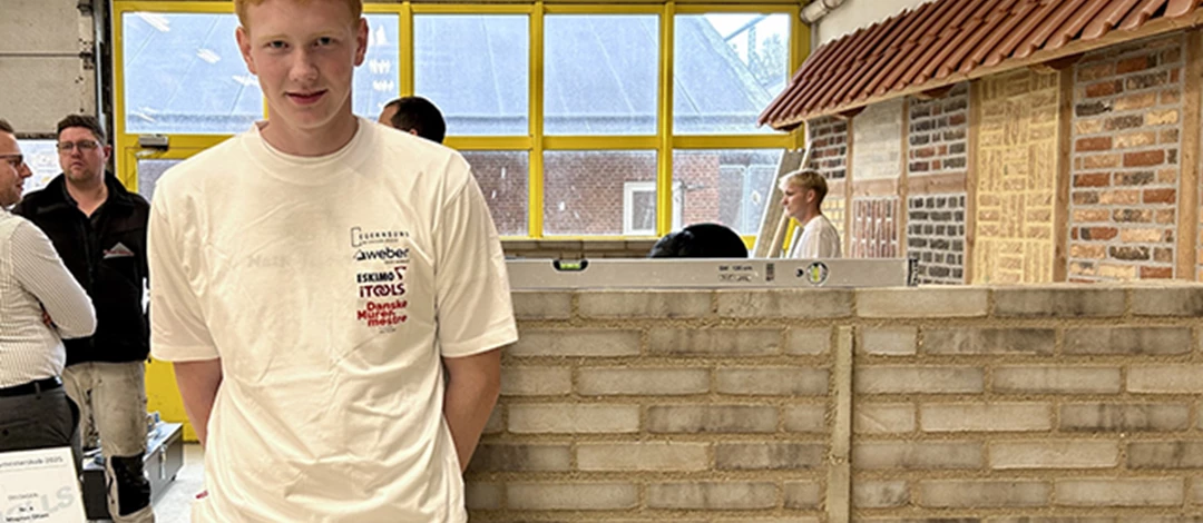 Magnus fra EUC Nordvest vinder regionalt Skills-mesterskab for murere